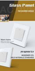 LuxEdge™ Mechanical Glass Wall Switch