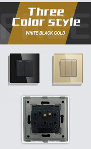 LuxEdge™ Mechanical Glass Wall Switch