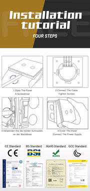 LuxEdge™ Mechanical Glass Wall Switch
