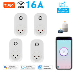 PowerLink™| 16A WiFi Smart Plug for Israel – Works with Alexa, Google, Tuya App