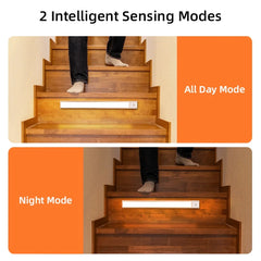 Motion Sensor LED Cabinet Lamp Wireless Dimmable LED Night Light Rechargeable Lamp for Kitchen Wardrobe Aisle Closet Tube Light