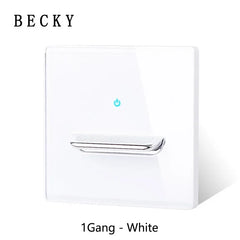 LumiTouch™ Glass Panel Smart Wall Switch & USB Socket