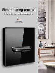 LumiTouch™ Glass Panel Smart Wall Switch & USB Socket