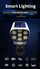 Outdoor Security Dummy Camera Motion Sensor Light Solar Led Lights Powerful Solar Lights Outdoor Waterproof IP66 Lamp for Yard
