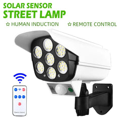 Outdoor Security Dummy Camera Motion Sensor Light Solar Led Lights Powerful Solar Lights Outdoor Waterproof IP66 Lamp for Yard