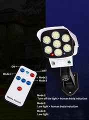 Outdoor Security Dummy Camera Motion Sensor Light Solar Led Lights Powerful Solar Lights Outdoor Waterproof IP66 Lamp for Yard