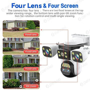 SkySentinel™ 360 Ultra 10K WiFi Security Camera