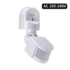 Motion Sensor 220V 110V 12V Automatic Infrared PIR Movement Detector 180° Rotating Outdoor Light Switch Human Presence Sensor
