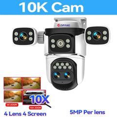 SkySentinel™ 360 Ultra 10K WiFi Security Camera