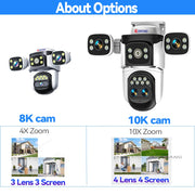 SkySentinel™ 360 Ultra 10K WiFi Security Camera