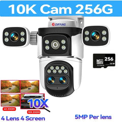 SkySentinel™ 360 Ultra 10K WiFi Security Camera