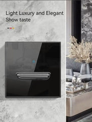LumiTouch™ Glass Panel Smart Wall Switch & USB Socket