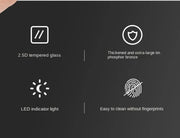 LumiTouch™ Glass Panel Smart Wall Switch & USB Socket