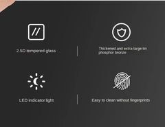 LumiTouch™ Glass Panel Smart Wall Switch & USB Socket