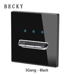 LumiTouch™ Glass Panel Smart Wall Switch & USB Socket