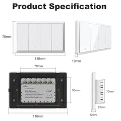 ZeniLux™ Zigbee Touch Smart Switch