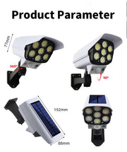 Outdoor Security Dummy Camera Motion Sensor Light Solar Led Lights Powerful Solar Lights Outdoor Waterproof IP66 Lamp for Yard