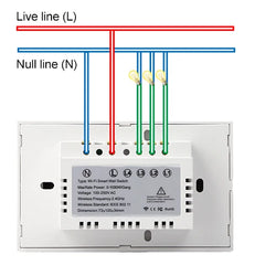 YIDI Smart WiFi + RF Touch Light Switch