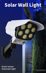 Outdoor Security Dummy Camera Motion Sensor Light Solar Led Lights Powerful Solar Lights Outdoor Waterproof IP66 Lamp for Yard