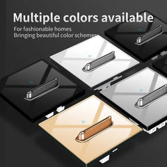 LumiTouch™ Glass Panel Smart Wall Switch & USB Socket