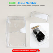 Waterproof Cover For Wireless Doorbell Door Bell Ring Chime Button Transparent Door Bell Protective Cover For Home Doorbell