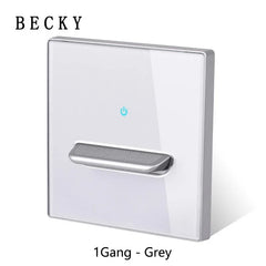 LumiTouch™ Glass Panel Smart Wall Switch & USB Socket