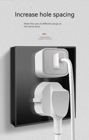 LumiTouch™ Glass Panel Smart Wall Switch & USB Socket