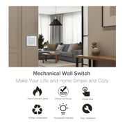 LuxEdge™ Mechanical Glass Wall Switch