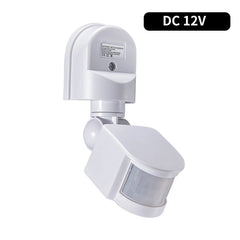 Motion Sensor 220V 110V 12V Automatic Infrared PIR Movement Detector 180° Rotating Outdoor Light Switch Human Presence Sensor