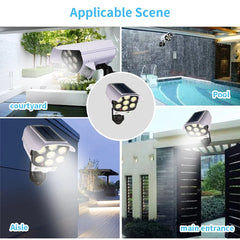 Outdoor Security Dummy Camera Motion Sensor Light Solar Led Lights Powerful Solar Lights Outdoor Waterproof IP66 Lamp for Yard