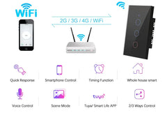 YIDI Smart WiFi + RF Touch Light Switch