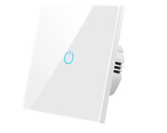 BONDA™ Smart WiFi Touch Switch with sleek white design and blue power indicator light.