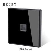 LumiTouch™ Glass Panel Smart Wall Switch & USB Socket