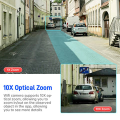 SkySentinel™ 360 Ultra 10K WiFi Security Camera