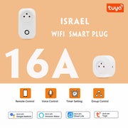 PowerLink™| 16A WiFi Smart Plug for Israel – Works with Alexa, Google, Tuya App