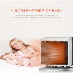 Smart Space  Heater, Adjustable Thermostat/Temperature detection/Timer,Fast Heating, Portable Fan Heater with  Heat Settings,-in