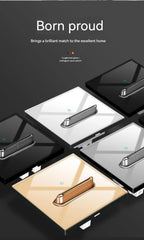 LumiTouch™ Glass Panel Smart Wall Switch & USB Socket