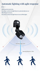 Motion Sensor 220V 110V 12V Automatic Infrared PIR Movement Detector 180° Rotating Outdoor Light Switch Human Presence Sensor