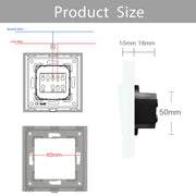 LuxEdge™ Mechanical Glass Wall Switch