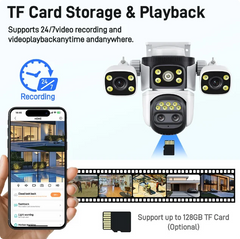 SkySentinel™ 360 Ultra 10K WiFi Security Camera